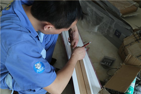 世预赛(中国)家具安装现场