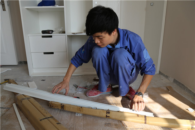 世预赛(中国)家具安装现场