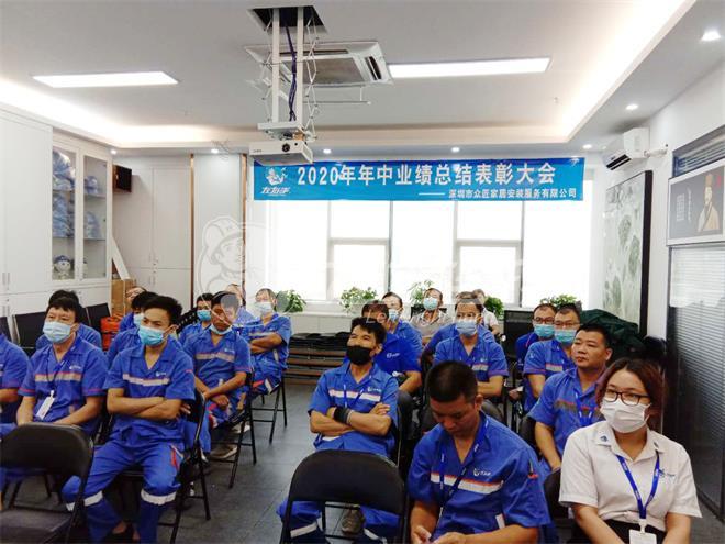 世预赛(中国)众匠2020年中表彰大会师傅开会现场